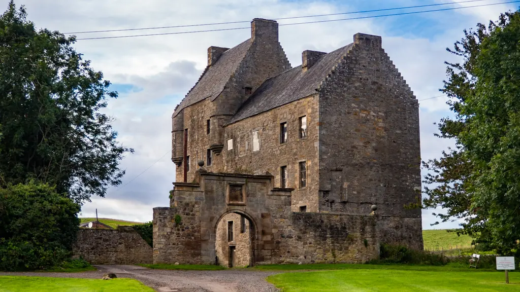Midhope Castle, a filming location in the Scottish Borders